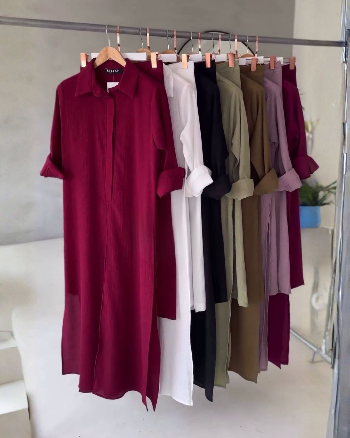 Auralis – Wine Cotton Co-ord Set with Hand Print - Wine