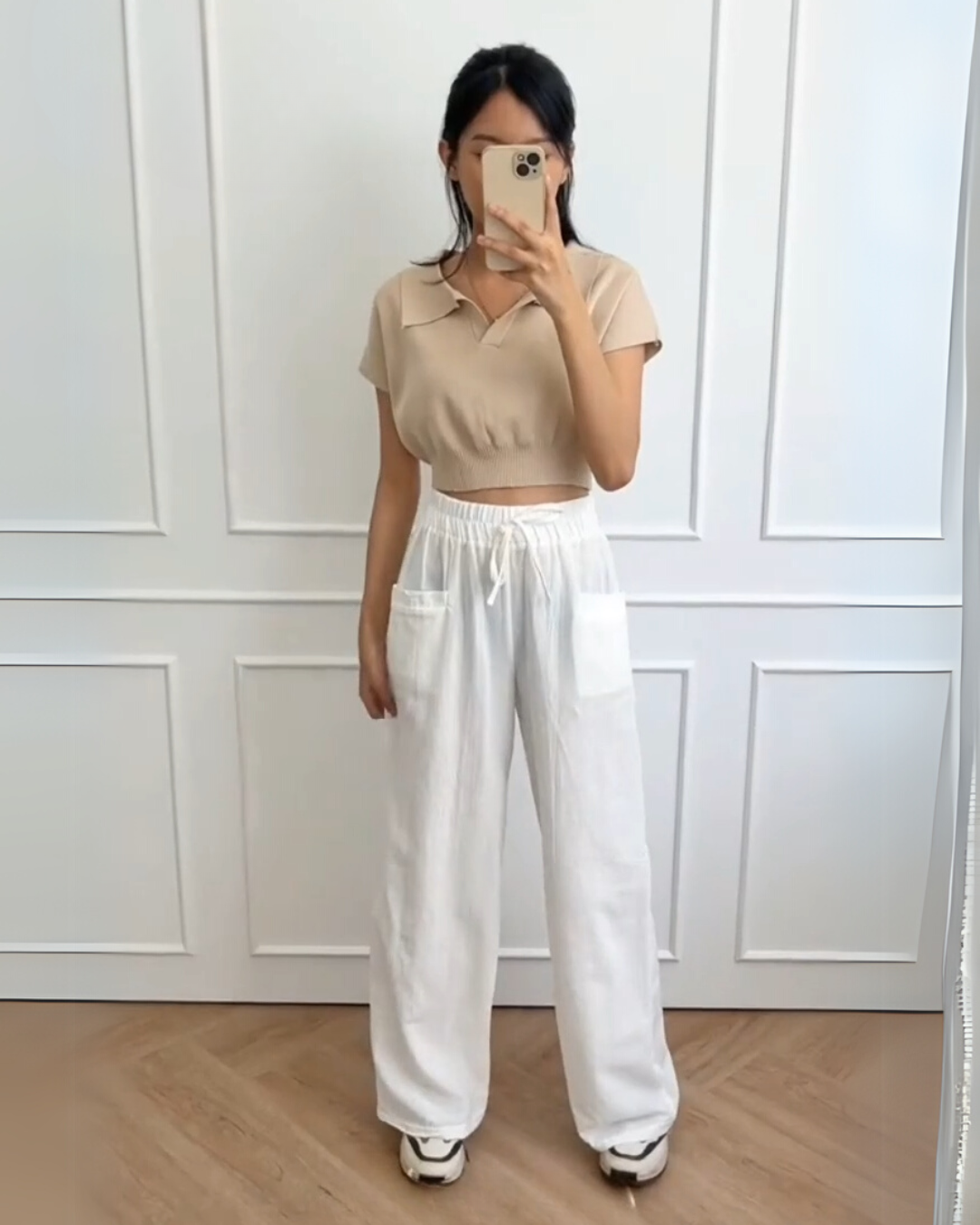 Ceryn's Pure Linen Ease Trousers - White