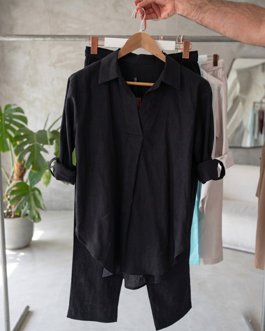 Azira - Black Comfort Fit Co-Ord