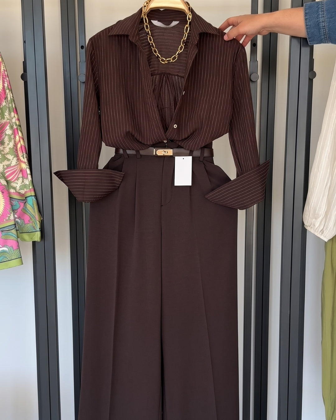 Kia - Premium High Waist Wide Leg Trouser