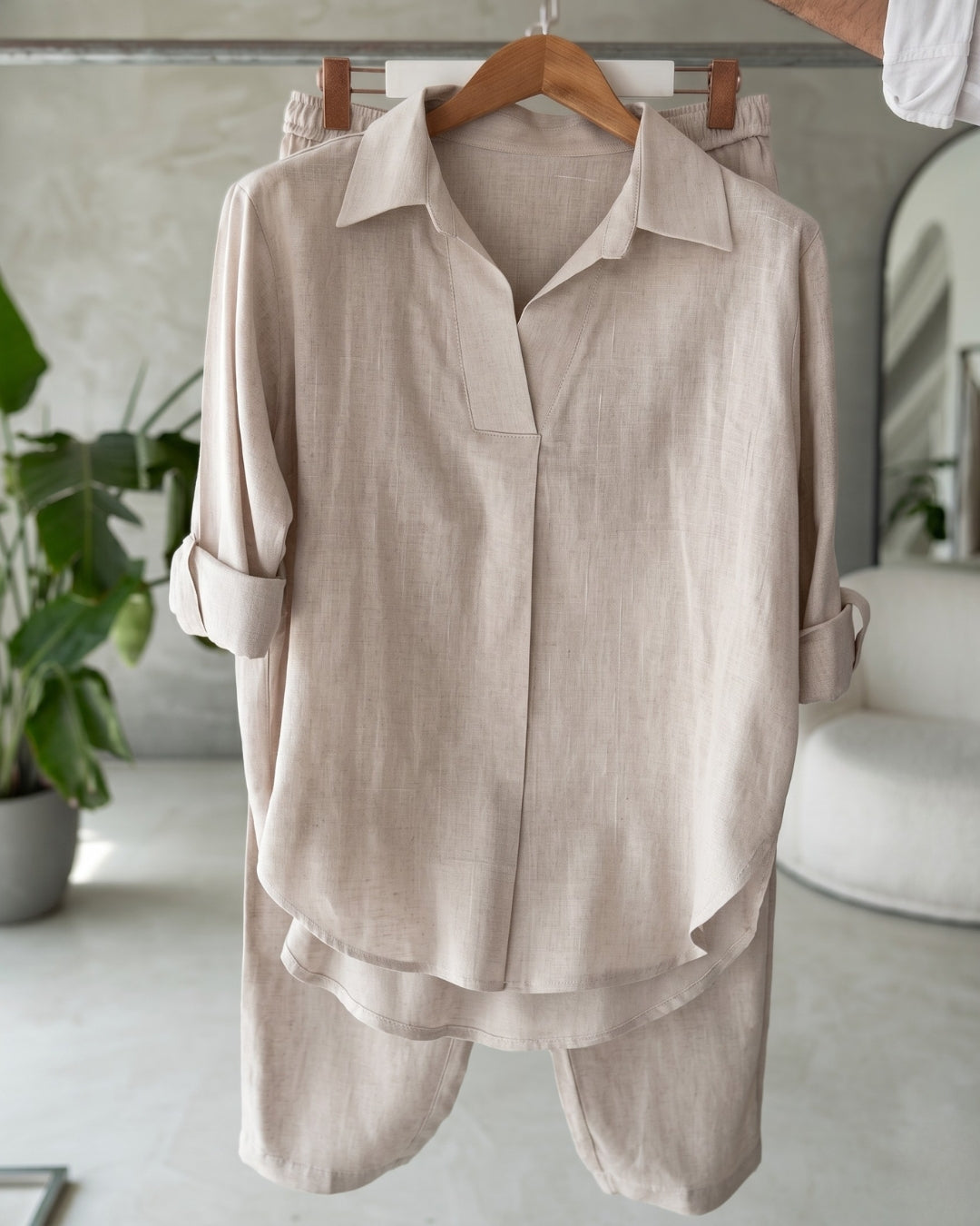 Azira - Soft beige Comfort Fit Co-Ord