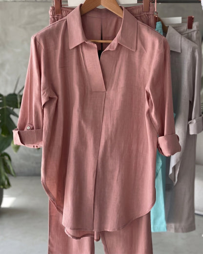Azira - Peach Comfort Fit Co-Ord