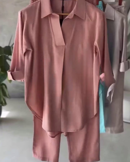 Azira - Peach Comfort Fit Co-Ord