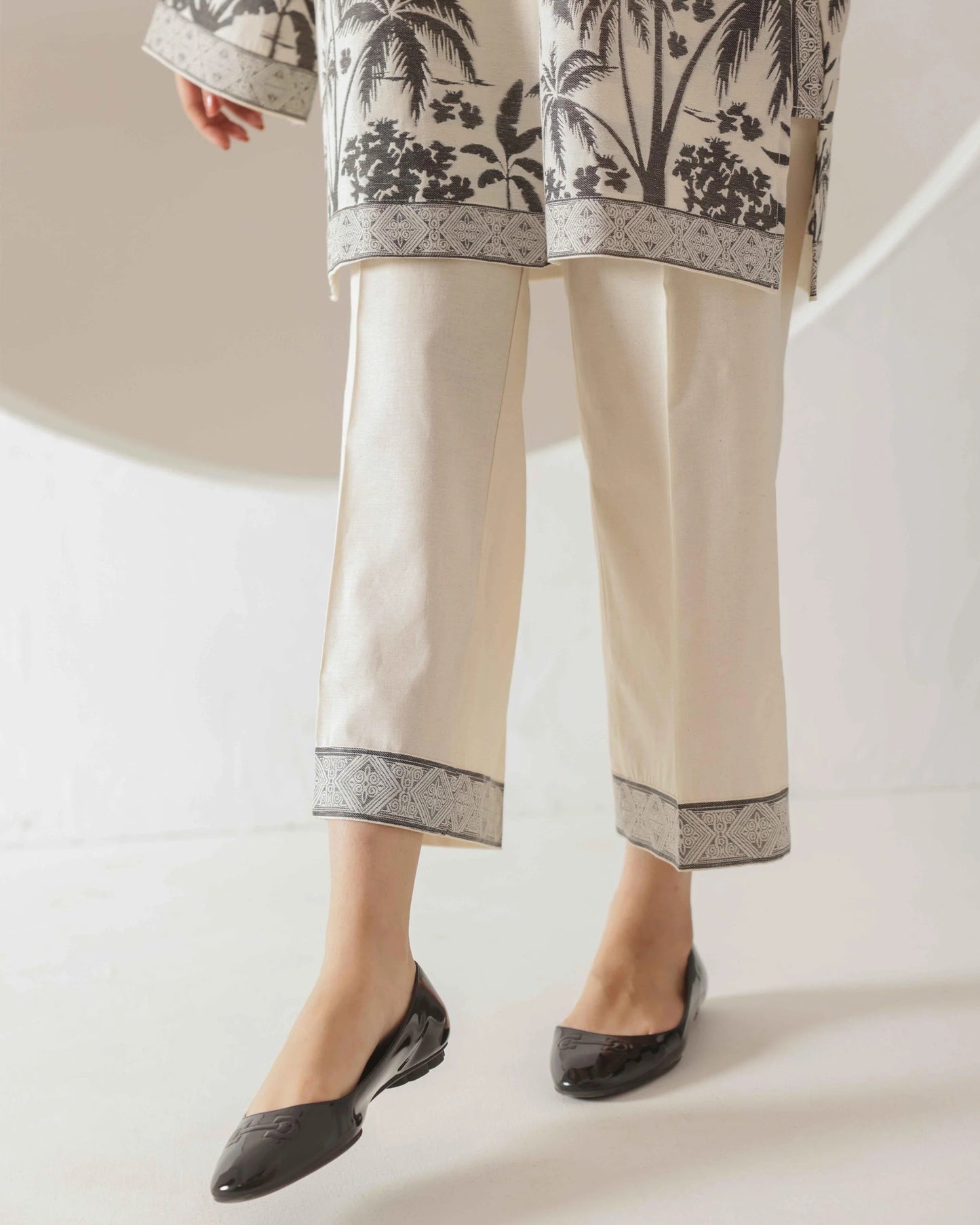 Ira Ivory Palm Co Ord Set