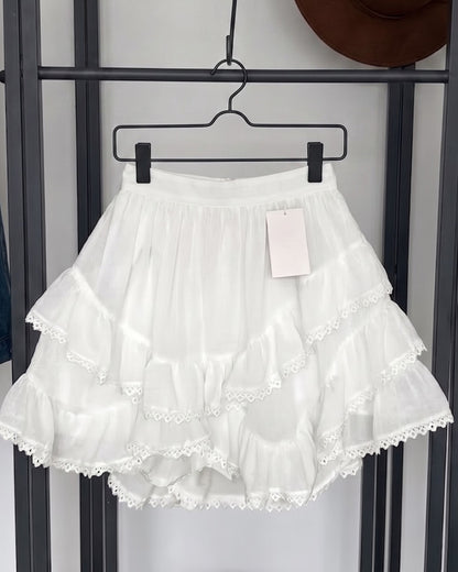 Mirina - Dreamy White Lace Resort Wear Co-Ord Set
