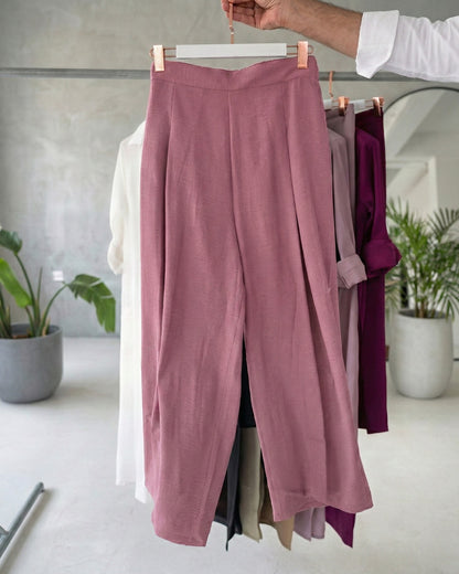 Auralis – Peach Cotton Co-ord Set with Hand Print
