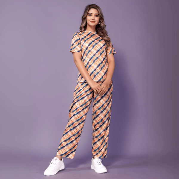 Energized Stripes Matching Outfit Co-ord Set