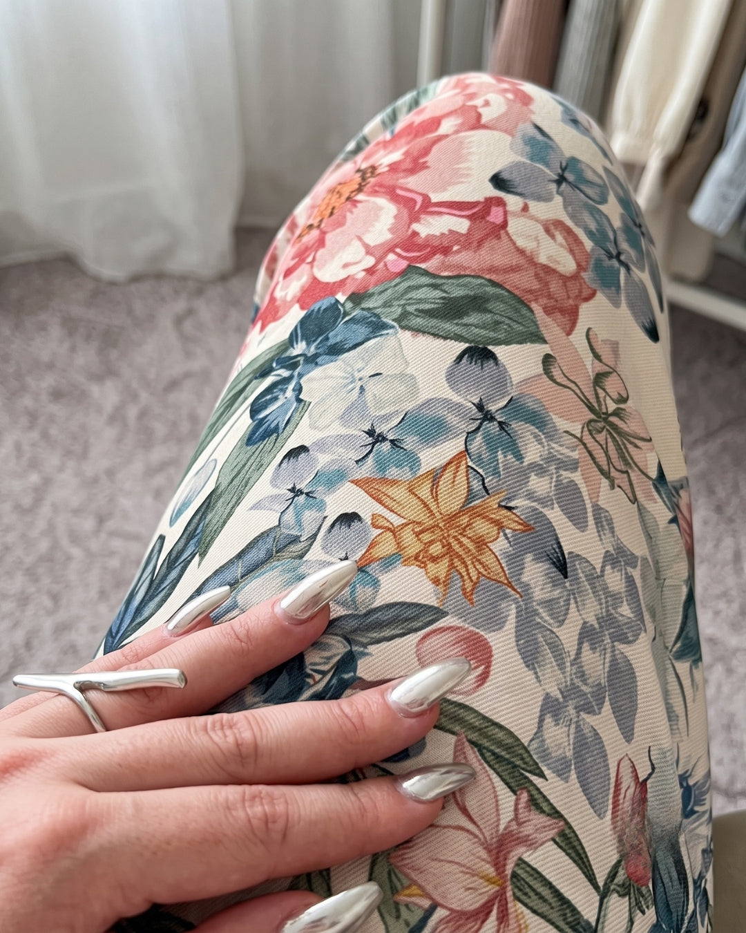Calina - Luxury Floral Wide Leg Co-Ord Set