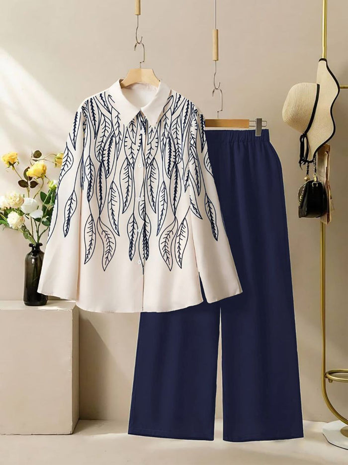 Imported Stretchable (Lycra) With Both Side Pocket (Navy Blue Plazzo)