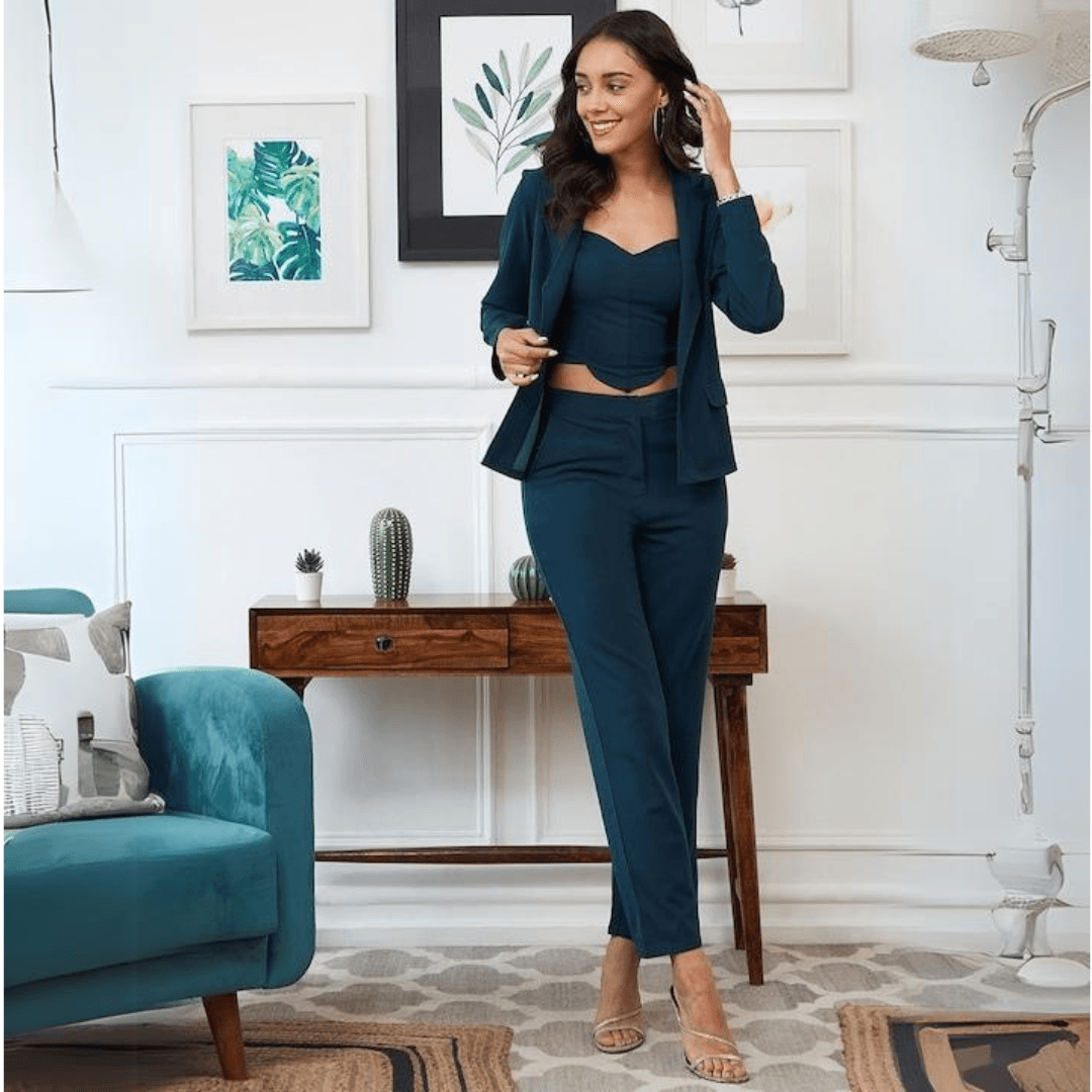 Tailored Rama Three-Piece Suit Set