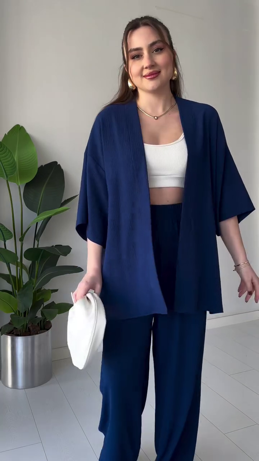 Amora - Navy Midnight Breeze Set